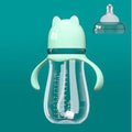 Baby Milk Feeding Bottle Set With Handle Infant Bottles Silicone Nipple BPA
